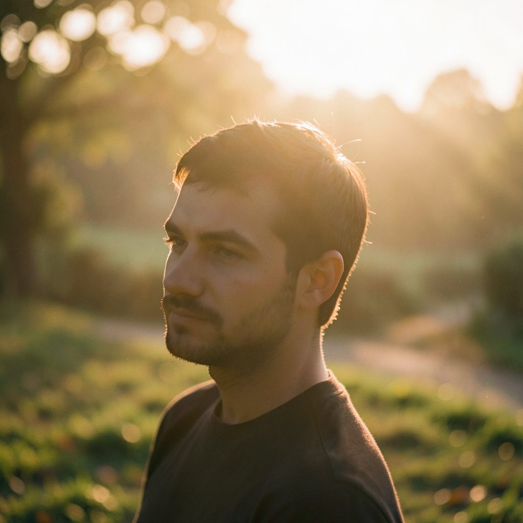 Portrait of Jim Daly, warm and approachable expression, soft studio lighting