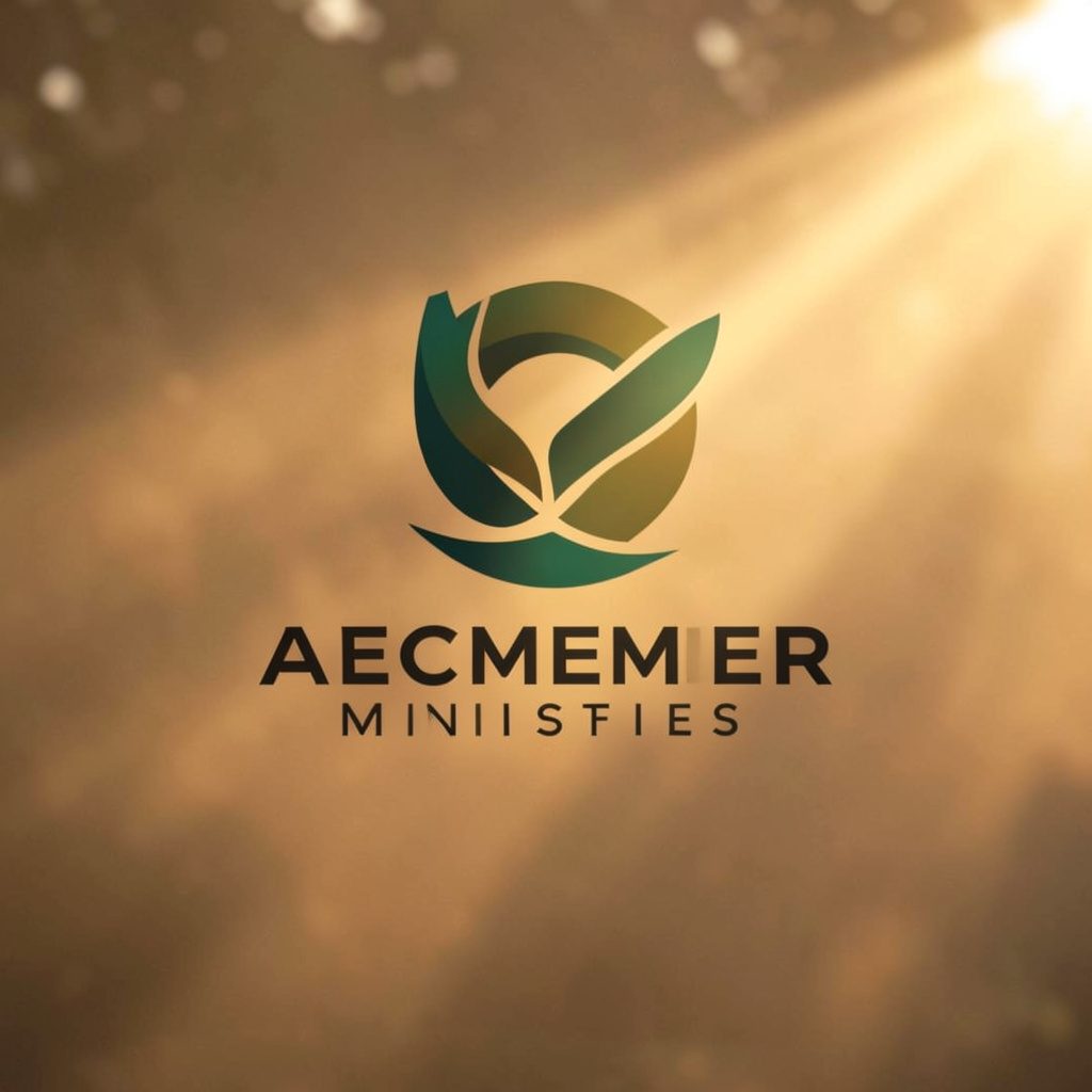 Peacemaker Ministries logo mark, a circular emblem with warm gold and deep charcoal tones